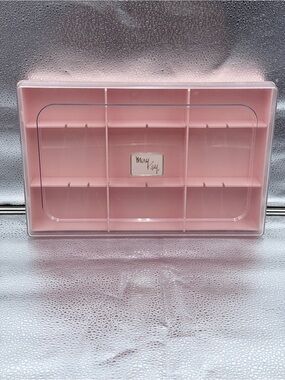 Vintage 1985 Mary Kay Glamour Shade Organizer 2204 Pink Storage Case Mary Kay